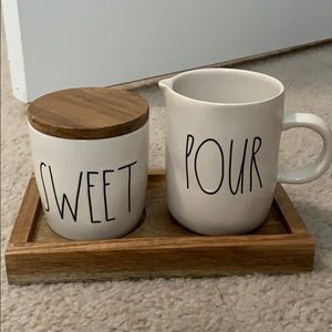 Rae Dunn Sugar & Cream Set
